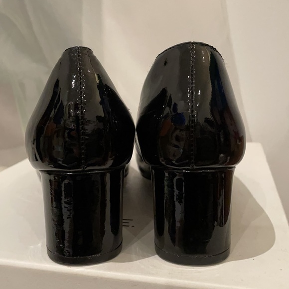 Kate Spade black patent pointed toe block heel - Picture 2 of 5